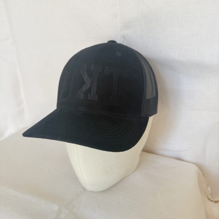Casquette Trucker Velour BKT Noir – Image 2